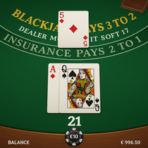 OnlySpins - Blackjack Table Game - Strategic Card Game